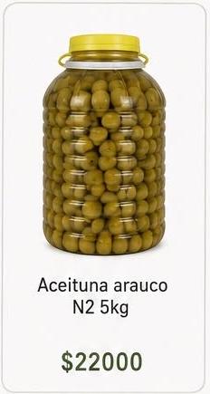 Aceituna Arauco n2 5kg