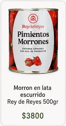 Morro en lata escurrido 500gr