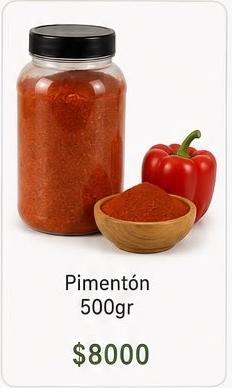 Pimenton 500gr