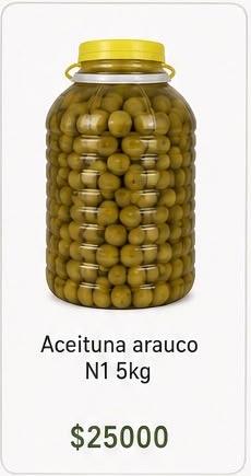 Aceituna Arauco n1 5kg
